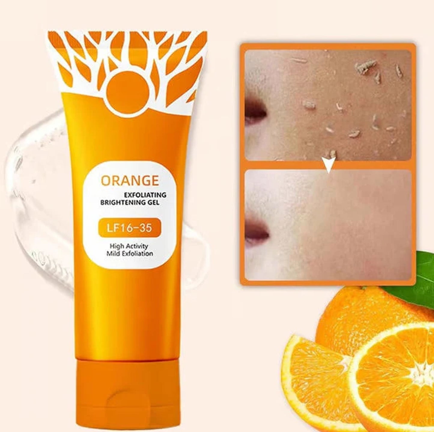 Orange Exfoliating Gel for Face & Body