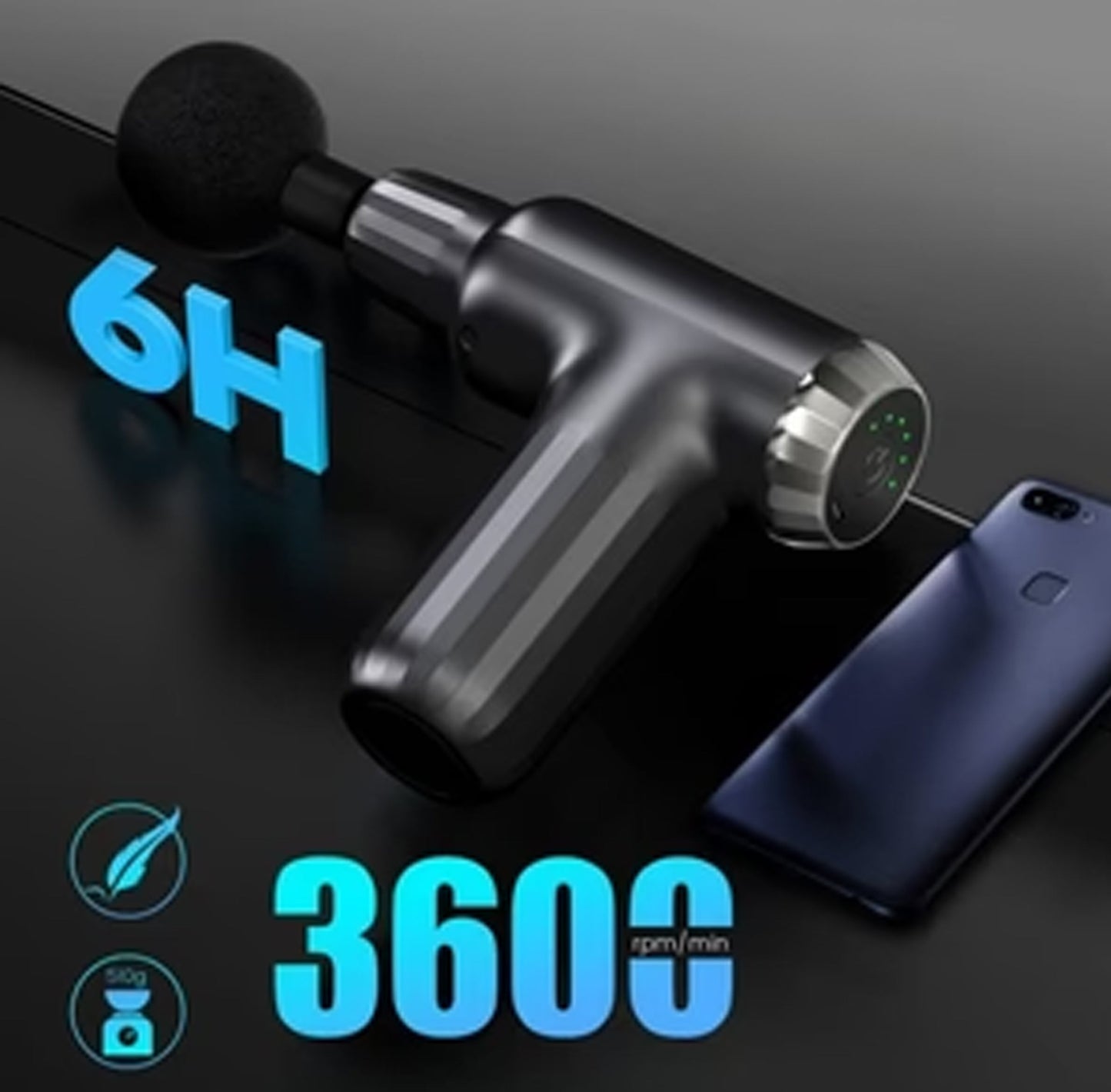 Muscle Massage Gun with 4 Heads FH-820