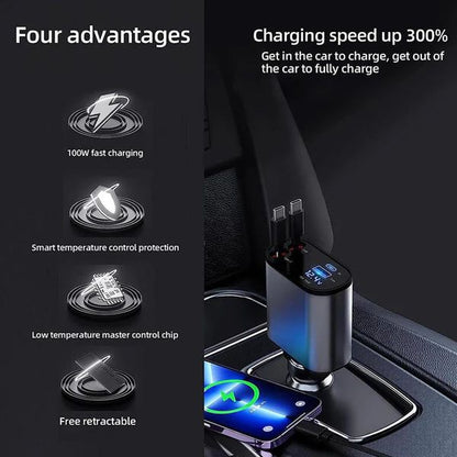 4-in-1 Multi Car Charger
