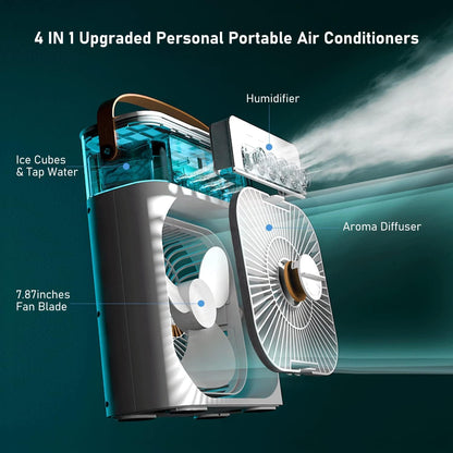 Portable Air Conditioners Cooling Fan With Ice