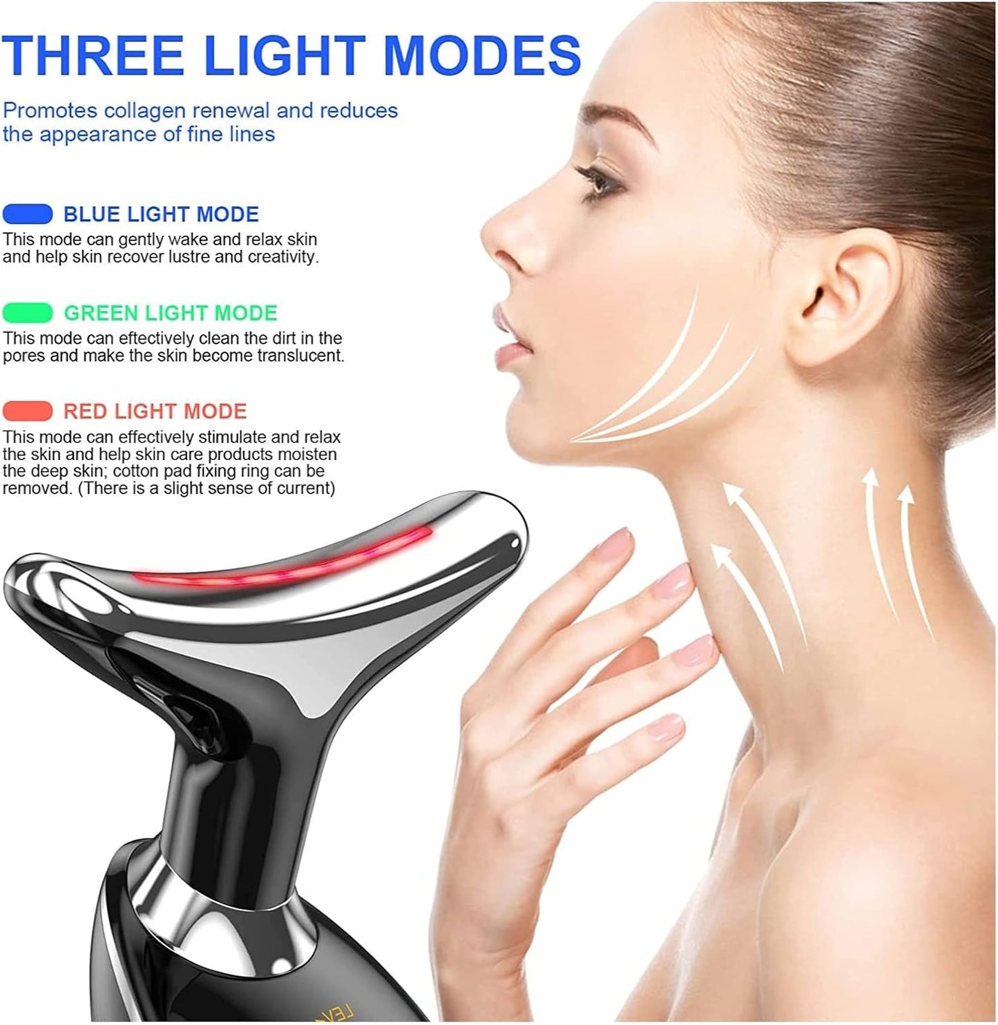 Facial Neck Lifting Machine Sonic Face Massager