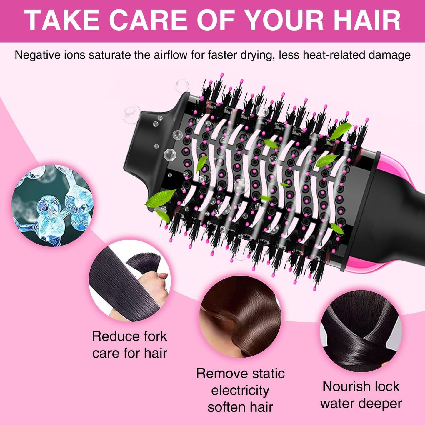 One-Step Hair Dryer Brush