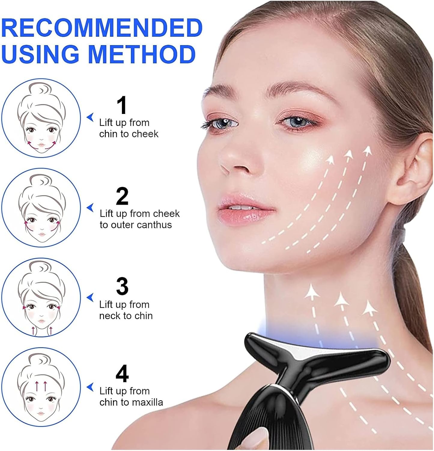 Facial Neck Lifting Machine Sonic Face Massager