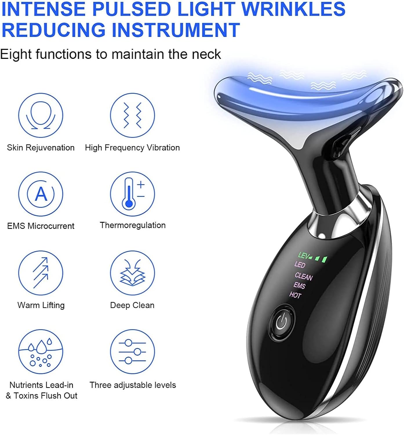 Facial Neck Lifting Machine Sonic Face Massager