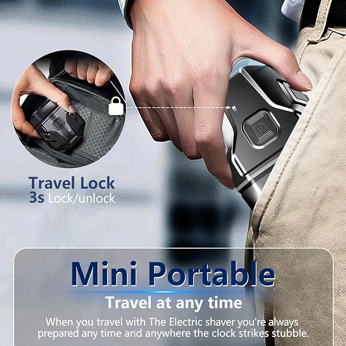 Rechargeable Waterproof Shaver