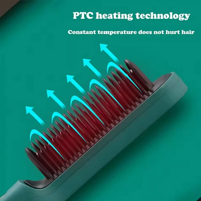 2-in-1 Comb Hair Straightener
