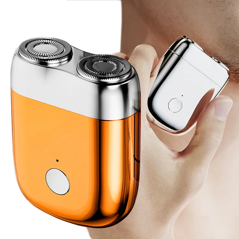 Mini Dual-Head Electric Razor for Men