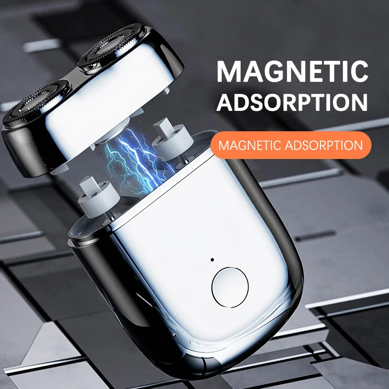 Mini Dual-Head Electric Razor for Men