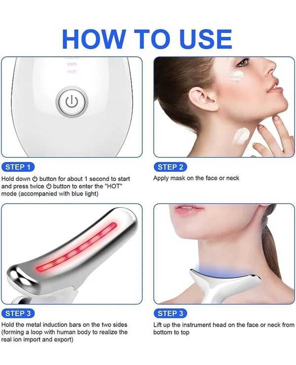 Facial Neck Lifting Machine Sonic Face Massager