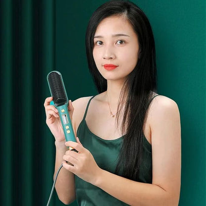 2-in-1 Comb Hair Straightener